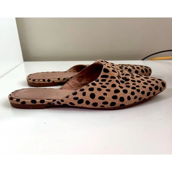 Madewell Tan and Black Leopard Remi Mules - Picture 2 of 3